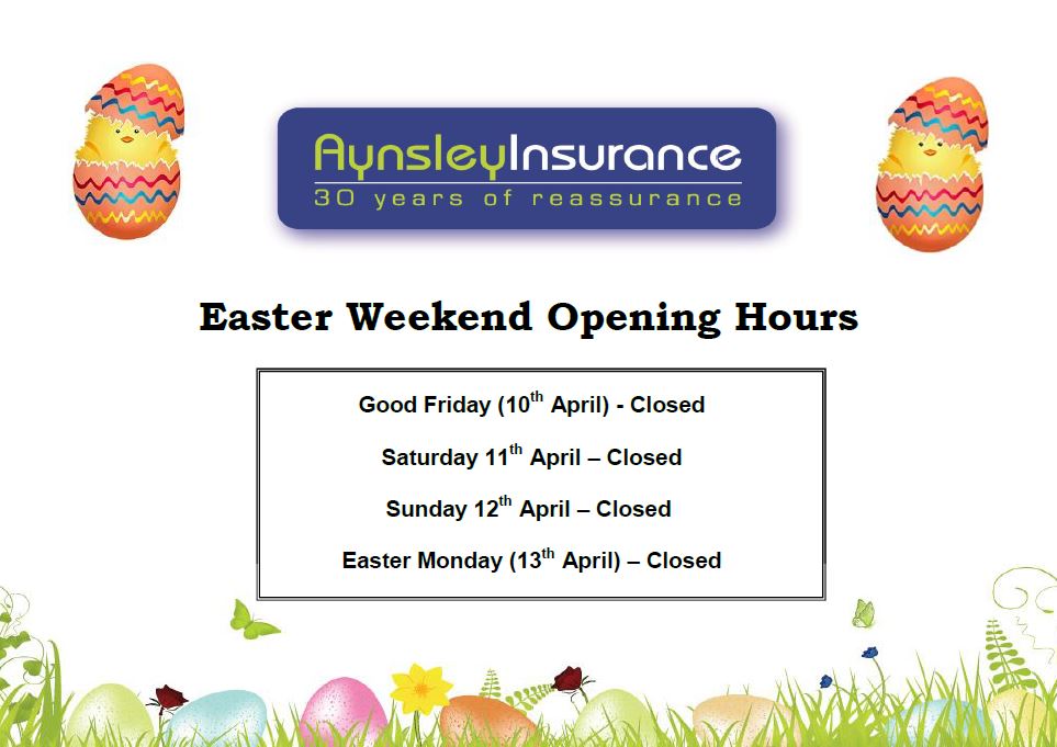 Easter Weekend Opening Hours 2020